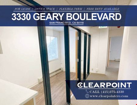 Commercial space at 3330 Geary Blvd in San Francisco