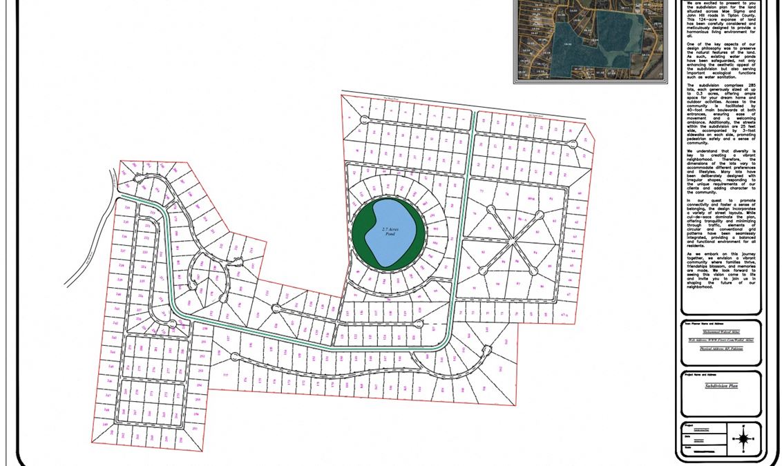 125 Acre Subdivision