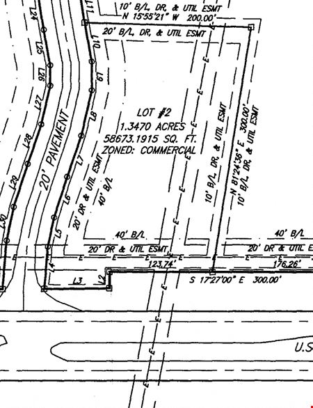 VacantLand space for Rent at Dixie Highway Frontage Lot in Radcliff