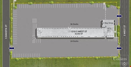 Industrial space for Sale at 60-Door Truck Terminal | ±32,553 SF on ±4.96 Acres in Indianapolis
