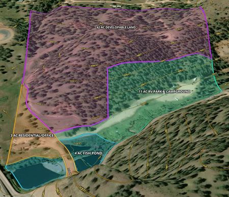 VacantLand space for Sale at Rainbow Roundup Ranch in Pine