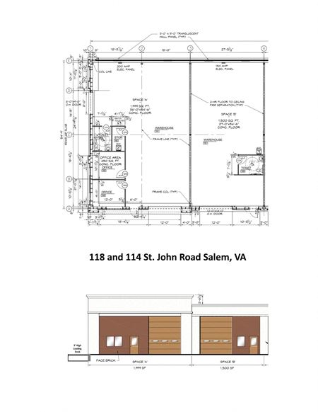 Industrial space for Rent at 118 St John Rd Salem VA in Salem
