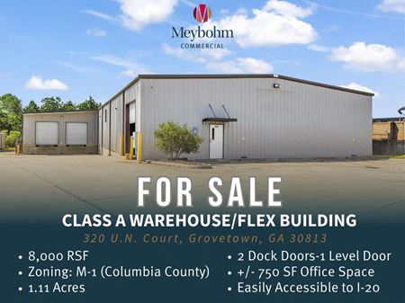 Industrial space for Sale at Class A Industrial Warehouse in Grovetown