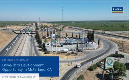 Retail space for Rent at Drive-Thru Development Opportunity in McFarland, CA in McFarland