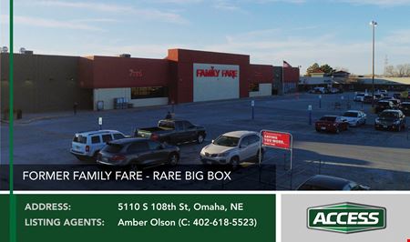 Retail space for Rent at Former Family Fare in Omaha