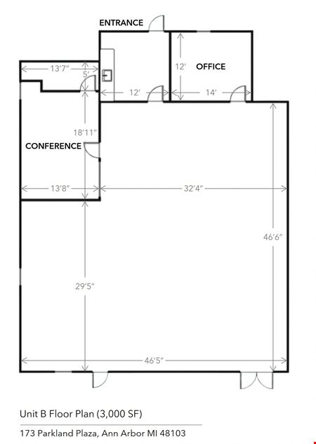 Office | Flex | Lab w/ OH Door for Lease in Ann Arbor
