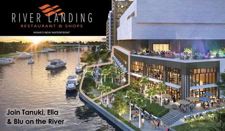 Retail space for Rent at Waterfront Restaurant Space on the Miami River in Miami