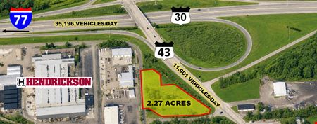 VacantLand space for Sale at 2.27 ACRES OF INDUSTRIAL LAND @ RT. 30 & 43 SOUTH in Canton