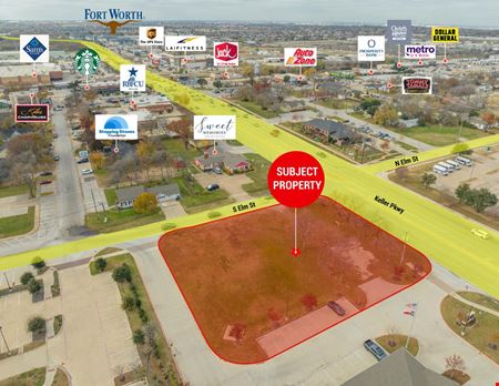 VacantLand space for Sale at Commercial Land in the Historic District of Old Town Keller in Keller