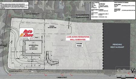 Commercial space at +/-2.05 Acres Available for Sale, Ground Lease, or Build-To-Suit in Hendersonville