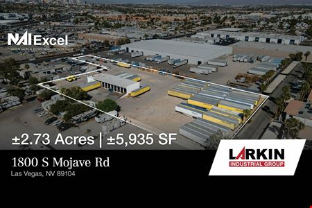 Industrial space for Rent at 1800 S Mojave Rd in Las Vegas