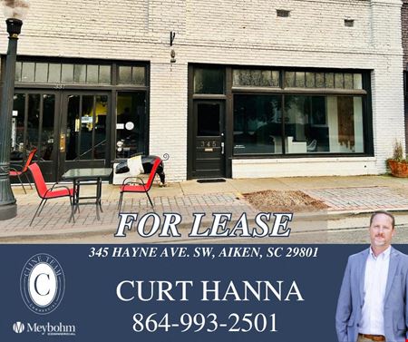 Retail space for Rent at Charming Downtown Aiken Storefront Available Now @ 1770 square feet! in Aiken