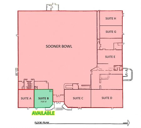 Retail space for Rent at Norman Bowling Center in Norman
