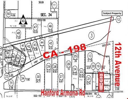 VacantLand space for Rent at Prime Retail Location off 12th Ave and Highway 198 in Hanford