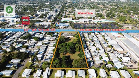 Retail space for Sale at Prime Site with approx. 3 Acres w/ 45K Car Count in Bradenton