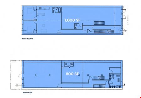 1,000 SF | 73 Washington Avenue | Ground Floor Retail with 800 SF Basement for Lease