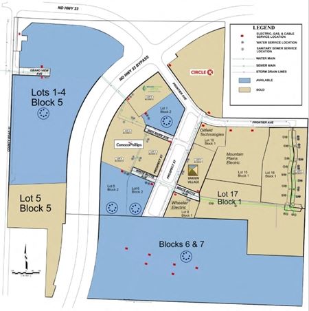 VacantLand space for Sale at Watford City Development Land in Watford City