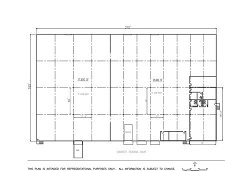 Industrial space for Rent at 43,200 SF Dock High For Lease in Shreveport