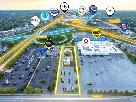 Retail space for Sale at High-Visibility Restaurant Property W/ Drive-Thru I Waukesha, WI I Sale or Lease in Waukesha