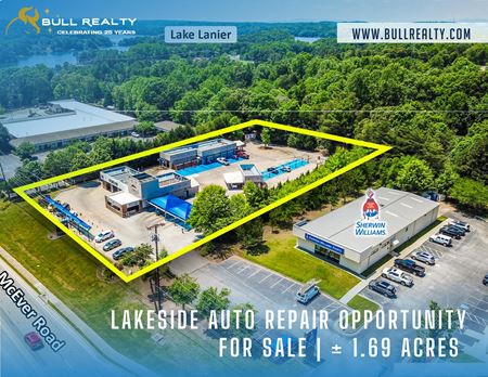 Retail space for Sale at Lakeside Auto Repair Opportunity | ± 1.69 Acres in Gainesville