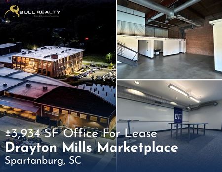 Office space for Rent at For Lease | ±3,934 SF Office | Drayton Mills Marketplace in Spartanburg