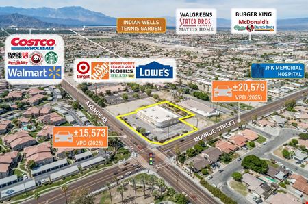 Retail space for Sale at REIT Sale | Former Rite Aid with Drive-Thru | 36K VPD | Signalized Hard Corner | $113K Avg HH Income in Indio