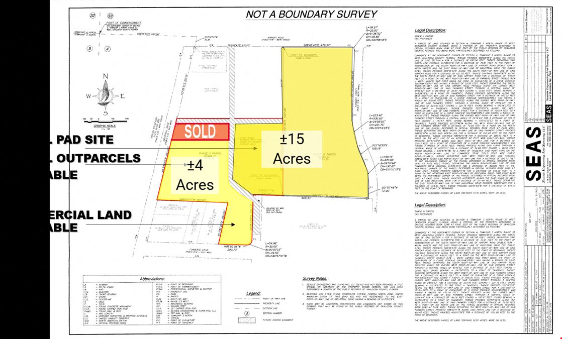 Grocery Anchored Retail Pads