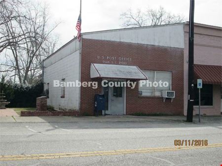 Office space for Sale at Commercial Office-Retail Building | Prior Use as a Bamberg County, SC United States Post Office in Olar