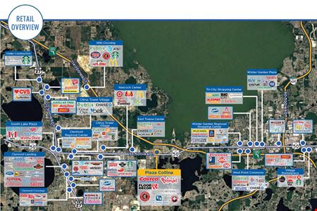 Retail space for Rent at Costco Outparcels - W SR 50/ Plaza Collina in Clermont