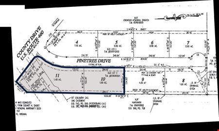 VacantLand space for Rent at 2+ AC | US 460 Business Land in Petersburg