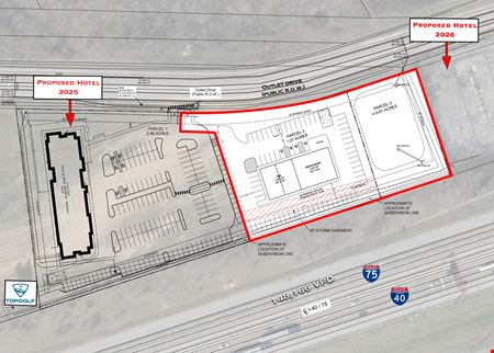 Retail/Restaurant Land Available Near Knoxville's Topgolf!