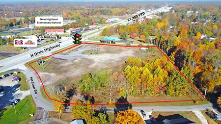 VacantLand space for Sale at +/-5.35 AC Signalized Corner in Elizabethtown