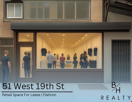 Retail space for Rent at 51 W 19th St in New York