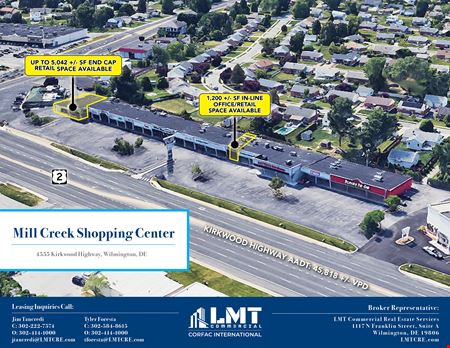 Retail space for Rent at Mill Creek Shopping Center in Wilmington