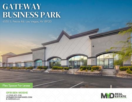 Industrial space for Rent at Gateway Business Park in Las Vegas