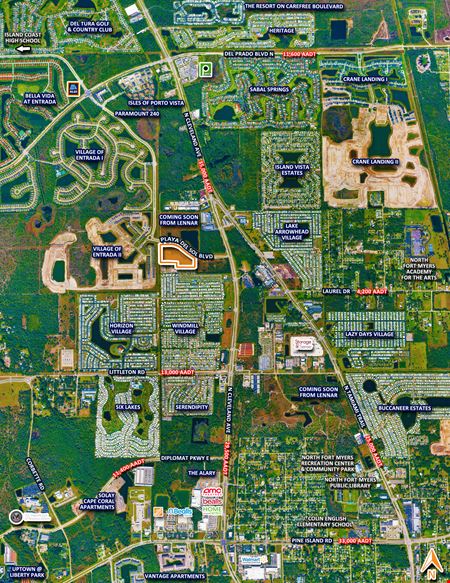 VacantLand space for Sale at Entrada Multi-Family Development Site in North Fort Myers