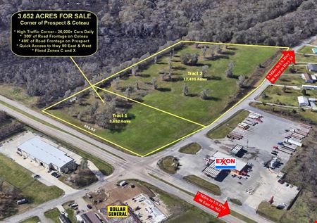 VacantLand space for Sale at 3.652 Acre Commercial Hard-Lit Corner at Prospect/Coteau in Houma