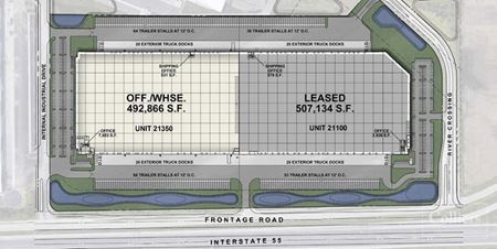 Industrial space for Rent at 492,866 SF Available for Lease in Shorewood in Joliet