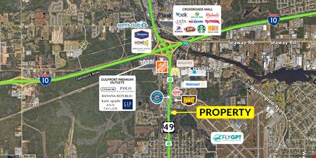 Retail space for Rent at Priced to Sell! 42,000 SF Retail/Warehouse Building on Hwy 49 in Gulfport