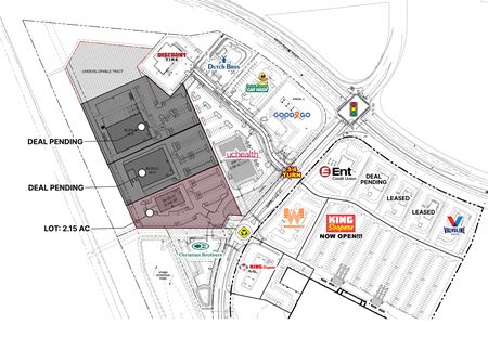 VacantLand space for Rent at Mesa Ridge Parkway and Syracuse Street - SWC in Fountain