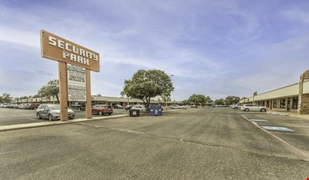 Retail space for Rent at Security Park Shopping Center in Lubbock