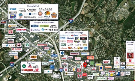 Retail space for Rent at 1,020-SF Retail Suite with High Visibility on Greenville’s Primary Corridor in Greenville
