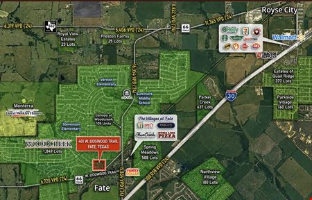 Hwy 66 Frontage Developer Project in Fate