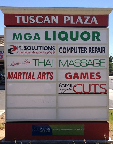 Retail space for Rent at Tuscan Plaza in Fresno