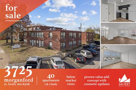 Commercial space at Morganford Plaza Apartments in St. Louis