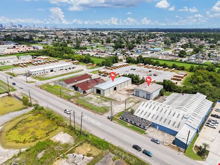 Industrial space for Rent at Crane-Serviced Warehouse Spaces with Frontage on Peters Rd in Harvey
