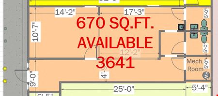 670 & 1,216 SQ.FT. FOR LEASE