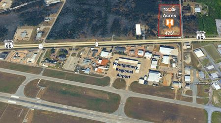 VacantLand space for Sale at COMMERCIAL SITE 13.4 ACRES ZONED M-1 in Montgomery