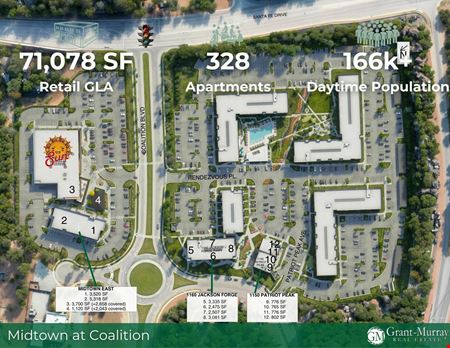 Retail space for Rent at Midtown at Coalition in Fayetteville