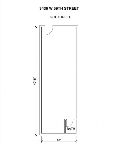 Retail space for Rent at 3436 W 59th St. - +/-650 SF Commercial Storefront in Chicago